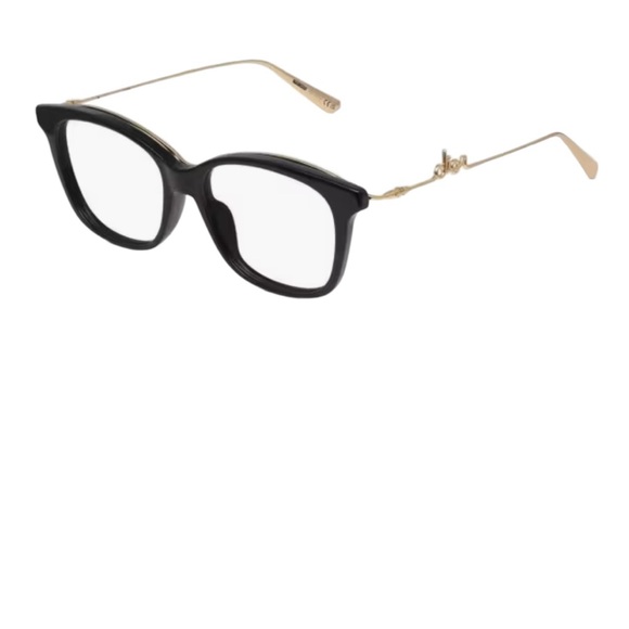 Rare Dior signature Stylish Black and Gold Eyeglasses - Picture 1 of 3